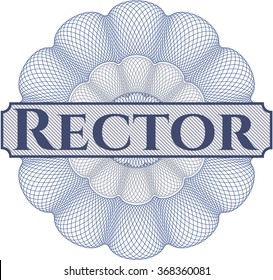 Rector abstract rosette