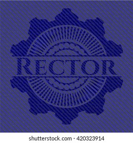 Rector emblem with jean high quality background