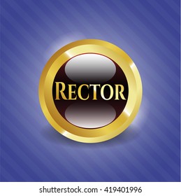 Goldenes Rektor-Emblem