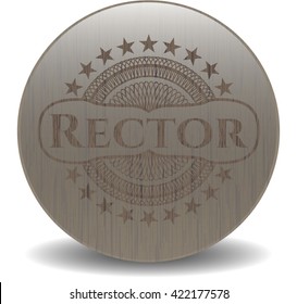 Rector realistic wood emblem