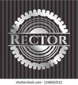 Rector silver badge or emblem