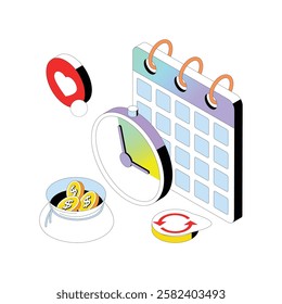 Recurring Donation  vector Gradient isometric Style illustration. Eps 10 File