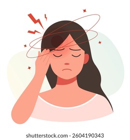 Recurring Headache - Migraine Icon as EPS 10 File