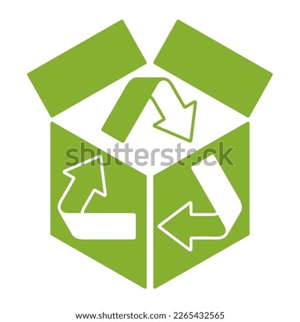 Recyclable cardboard packaging - zero waste paper box