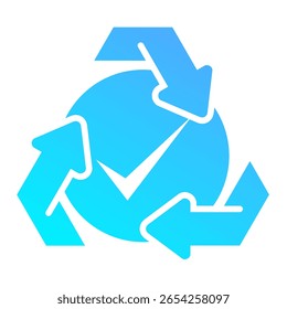 Elemento reciclable del icono para el diseño