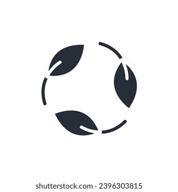 recyclable icon. vector.Editable stroke.linear style sign for use web design,logo.Symbol illustration.