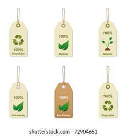 Recyclingfähige und natürliche Marken