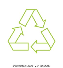 Recyclable Symbol Illustration for Sustainability Concepts