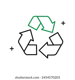 Recyclable Vector Illustration Icon Design