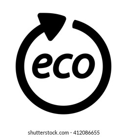 recycle arrow icon black