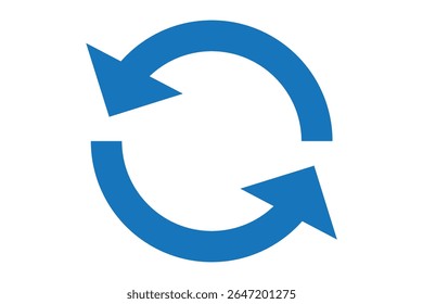 Recycle Arrow Icon. vector illustration of an arrow icon. Design element. Recycle, Reuse icon. Circular Arrow icon.