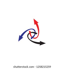 Recycle Arrow logo design