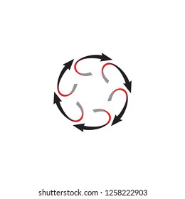 Recycle Arrow logo design
