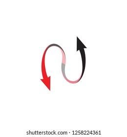 Recycle Arrow logo design
