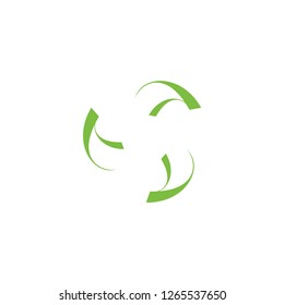 Recycle arrow logo design