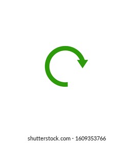 Recycle arrow logo icon design vector template