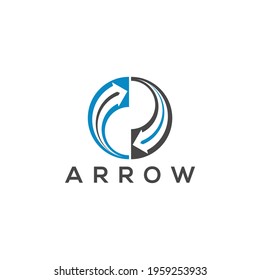 Recycle Arrow Logo Vector Art