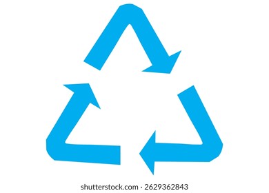 recycle arrow on white background eps 10