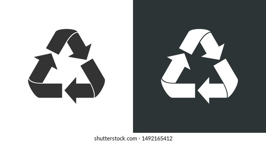 Recycle Arrow Symbol Icon Vector