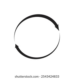 Recycle arrow. Recycle symbol vector