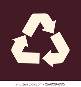 Seta reciclável vetor moderno arte design aplicado incrível colorido útil illustration.eps