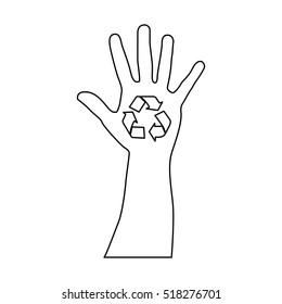 recycle arrows icon image 