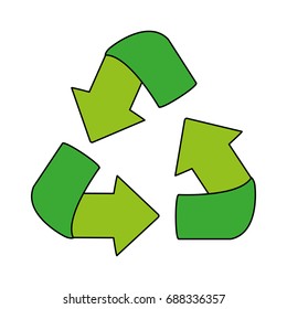 recycle arrows icon image