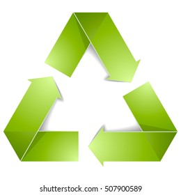 Recycle arrows illustration