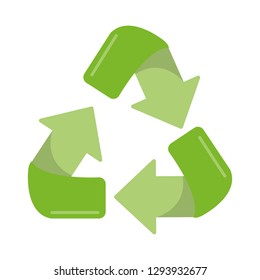 Recycle arrows symbol