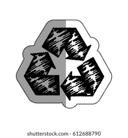 recycle arrows symbol icon