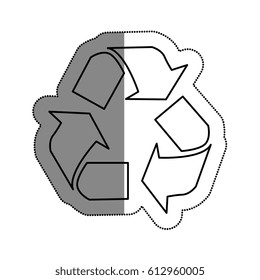 recycle arrows symbol icon