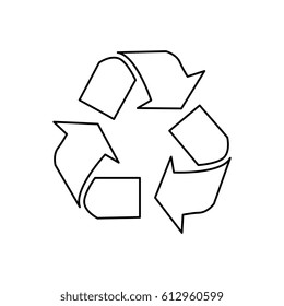 recycle arrows symbol icon