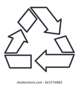 recycle arrows symbol icon