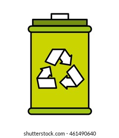 recycle arrows symbol icon vector isolated graphic