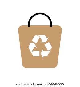 Paquete de Vector de icono de bolsa de reciclaje para reducir 