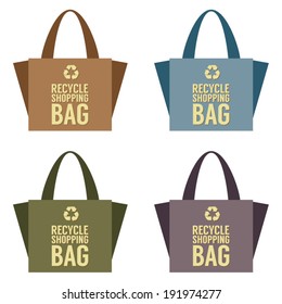 Recycle Bag Vector Illustration