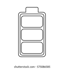 recycle battery energy eco thin line