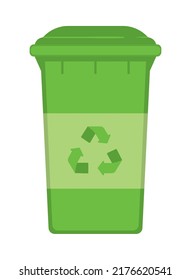 recycle bin eco friendly icon