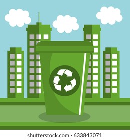 recycle bin ecology icon