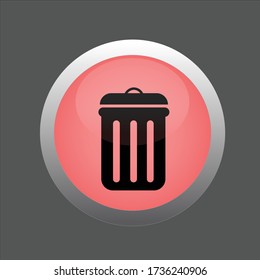 Recycle bin icon. City trash can vector. trash can icon and illustration