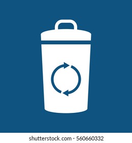 recycle bin icon, clean icon to use in web and mobile UI