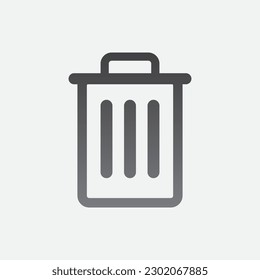 Recycle Bin Icon Editable Color