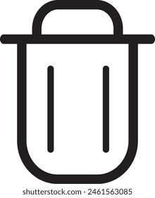 Recycle Bin Icon Illustration EPS 10