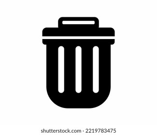 Recycle bin icon. illustration on a white background