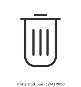 Mülleimer-Symbol wiederverwenden. einzeln auf Weiß. Rahmensymbol