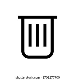 recycle bin icon or logo isolated sign symbol vector illustration - high quality black style vector icons