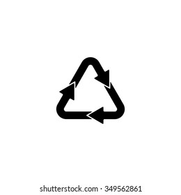 Recycle bin icon. Reuse / reduce symbol.