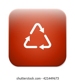 Recycle bin icon. Reuse / reduce symbol.