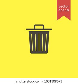 recycle bin. recycle bin icon. sign design. Vector EPS 10