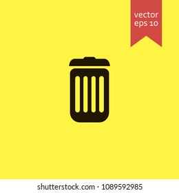 recycle bin. recycle bin icon. sign design. Vector EPS 10.